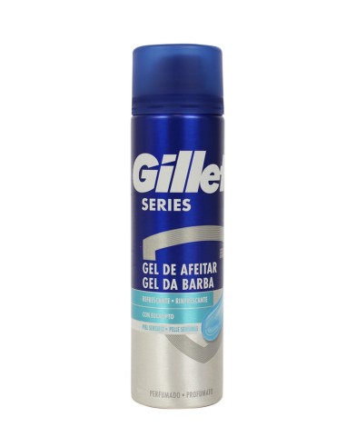 Gillette Series Gel de Afeitar Refrescante con Eucalipto 200 ml | Drolim.com