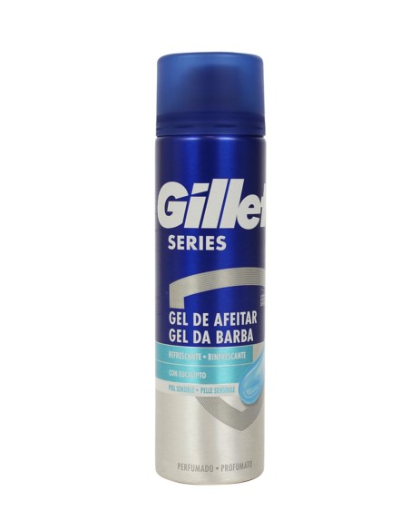 Gillette Series Gel de Afeitar Refrescante 200 ml con efecto protector