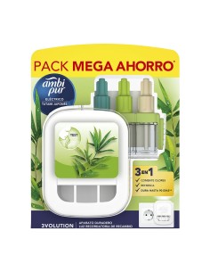 Ambientador eléctrico Ambipur 3Volution con recambio Tatami Japonés para hogar