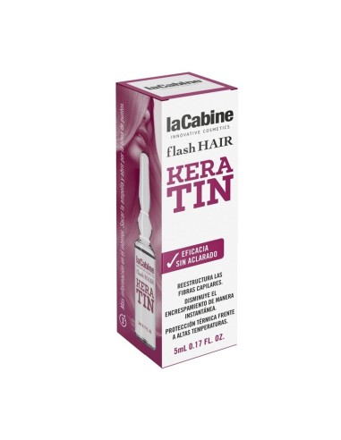 LACABINE Ampolla Flash Air Keratin 5 ml Sin Aclarado - Drolim.com