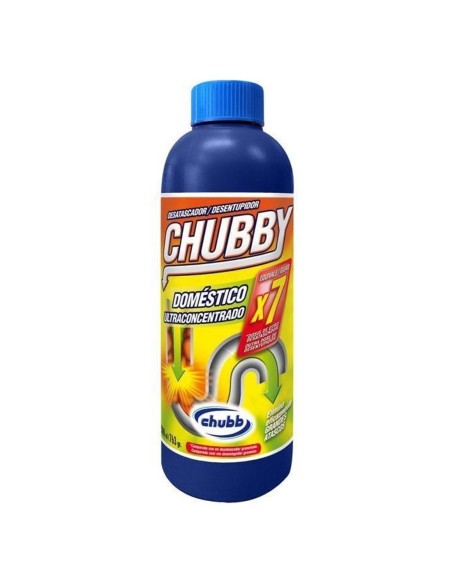 Chubby Desatascador X7 Doméstico Ultraconcentrado 500 ml
