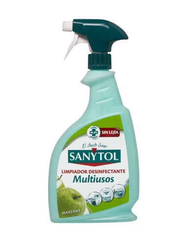 Sanytol Multiusos Desinfectante Manzana Pistola 750 ml | Drolim.com