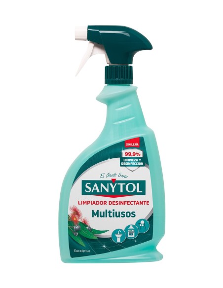 Sanytol desinfectante multiusos eucalipto 750 ml en spray sin lejía