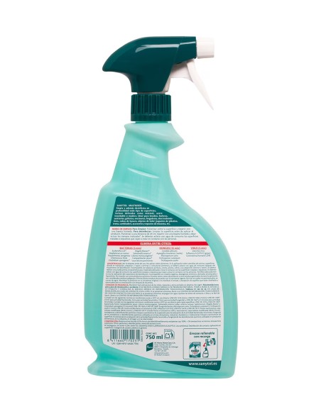 Spray Sanytol eucalipto multiusos, limpia y desinfecta con frescor