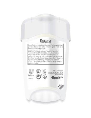 REXONA DESODORANTE CREMA STICK STRESS CONTROL 45 ML