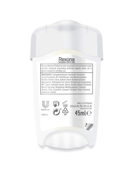 REXONA DESODORANTE CREMA STICK STRESS CONTROL 45 ML
