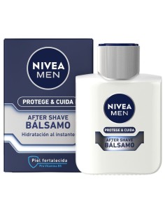 Bálsamo Nivea after shave para hombre.