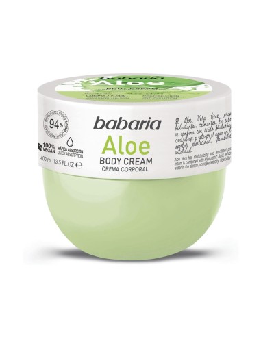 Babaria Gel Body Cream Aloe Fresh Puro 400 ml | Drolim.com