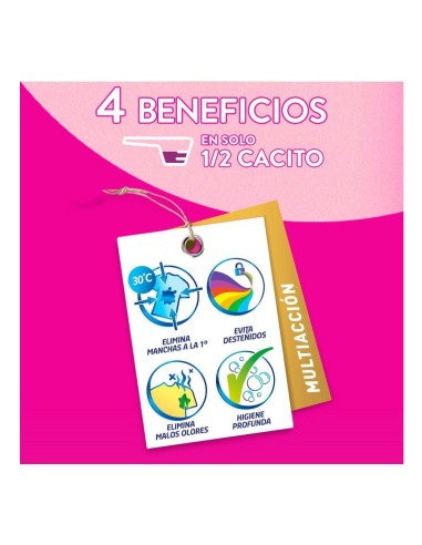 Quitamanchas Vanish Advance Color 800 g para ropa limpia y protegida