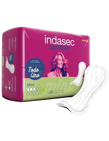 Indasec Compresa Incontinencia Mini.