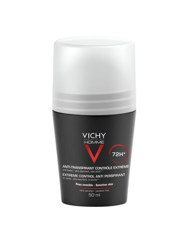 VICHY DESODORANTE ROLL-ON HOMME 72H ANTI-TRANSPIRANTE 50 ML