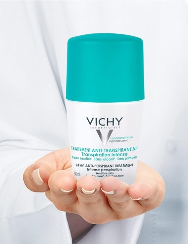 VICHY DESODORANTE ROLL-ON 48H ANTI-TRANSPIRANTE 50 ML PIEL SENSIBLE
