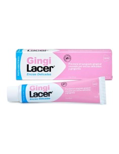 Estuche y tubo de pasta dentífrica GingiLacer 75 ml para encías delicadas