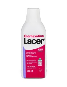 Lacer Colutorio Clorhexidina 500 ml para higiene bucal y protección de encías con acción antiséptica