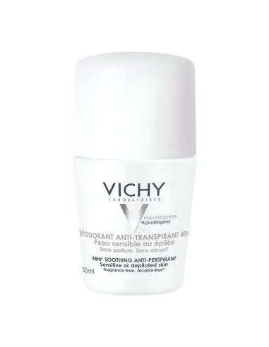 VICHY DESODORANTE ROLL-ON PIEL SENSIBLE SIN PERFUME 50 ML