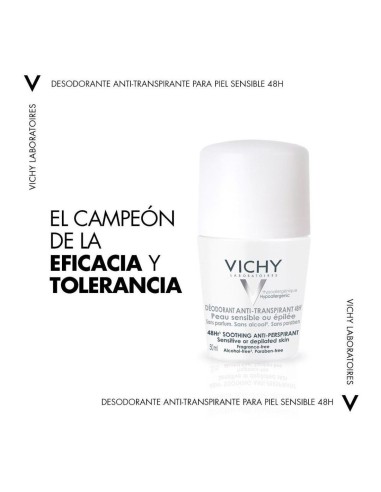 Vichy Desodorante Roll-On Sin Perfume Piel Sensible 50 ml