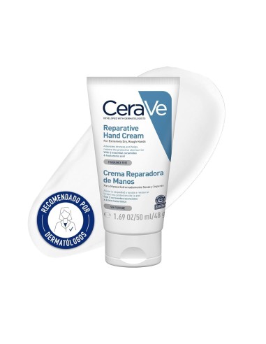 CeraVe Crema de Manos Reparadora - Hidratación y Reparación