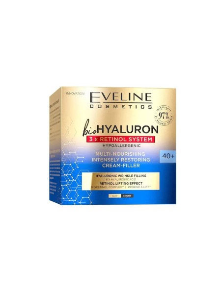 Eveline 3xRetinol System Crema Ultra-Hidratante 40+ 50 ml