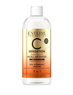 Eveline C Sensation Agua Micelar Pure Vitality 3en1 400 ml