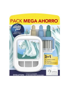 Aparato y recambio Ambi Pur que elimina los malos olores