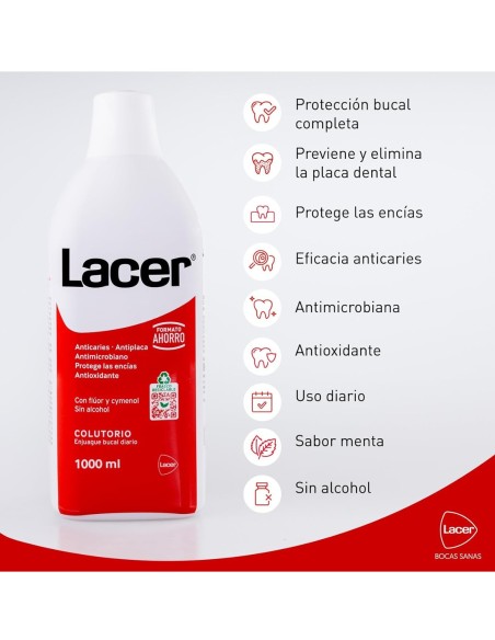 Lacer Colutorio Enjuague Bucal Diario 1000 ml