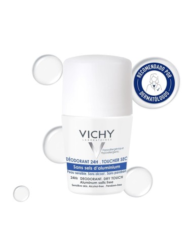 VICHY DESODORANTE ROLL-ON SIN SALES DE ALUMINIO 50 ML