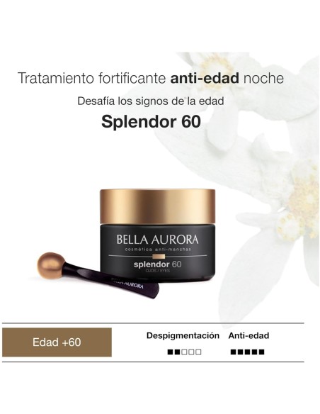 Bella Aurora Splendor 60+ Contorno de Ojos, Bolsas y Ojeras 15 ml