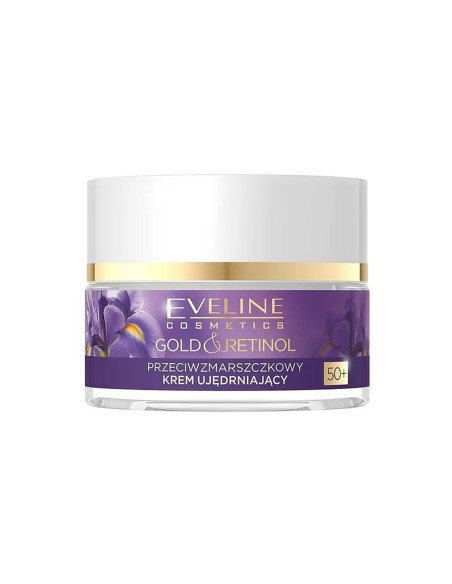 Eveline Crema Reafirmante Antiarrugas 50+ Gold & Retinol 50 ml