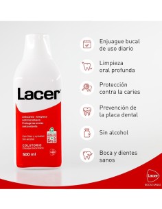 Lacer Colutorio Enjuague Bucal Diario 500 ml 2