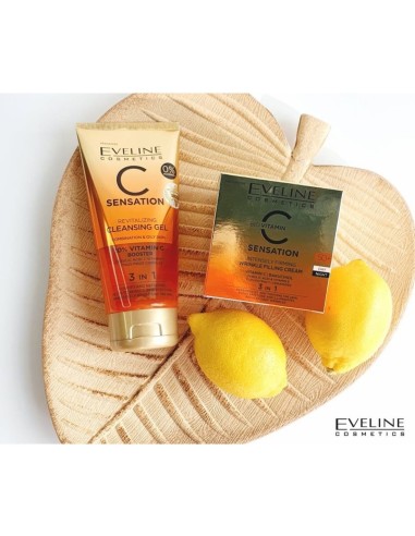 Eveline C Sensation Gel Limpiador Cleansing Wash Gel 3en1 150 ml