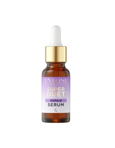 Frasco con gotero Eveline Super Duet Repair Serum 18ml