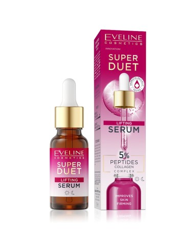 EVELINE SUPER DUET LIFTING SERUM 5% PEPTIDOS 18ML