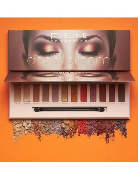 EVELINE PALETA DE SOMBRAS 12 COLORS ANGEL DREAM