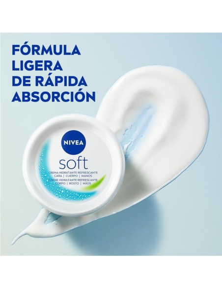 Crema NIVEA Soft 50 ml para cara, cuerpo y manos con jojoba y vitamina E