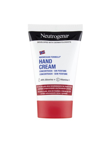 Neutrogena Crema de Manos Sin Perfume Concentrada 50 ml - Hidratación Profunda