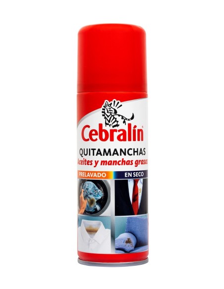 Cebralin Quita Manchas Spray 200 ml para ropa.