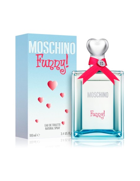 Perfume de mujer Moschino Funny, floral frutal 100ml.