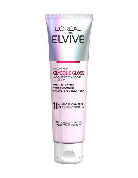 Elvive Acondicionador Glycolic Gloss 150 ml alisa y da brillo espejo al cabello