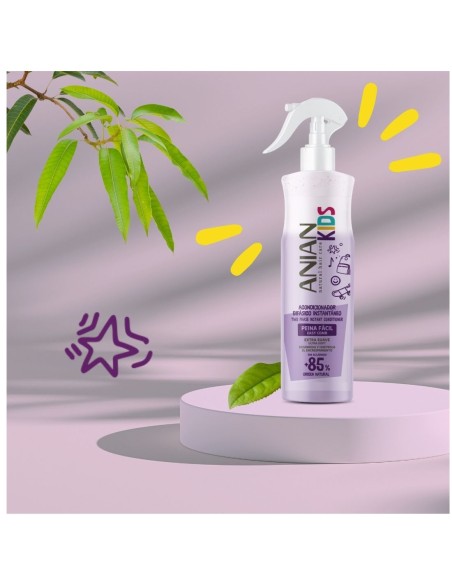  Anian Kids: Acondicionador Bifásico para Niños, Cabello Suave y sin Tirones 400 ml