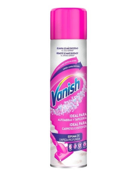 Vanish Espuma Limpiadora Tapicerías y Alfombras 600 ml