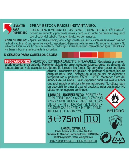 L'Oréal Magic Retouch Castaño Caoba 75 ml