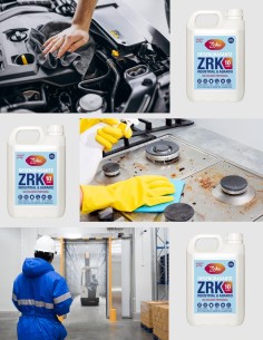 Garrafa de 5 litros del desengrasante profesional Zorka ZRK10 Industrial y Agrario 2