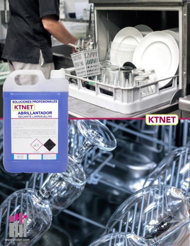 KTNET ABRILLANTADOR 5 LTS. LAVA VAJILLAS SECANTE ECO