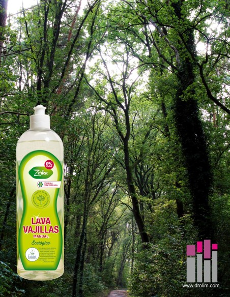 ZORKA Lavavajillas a mano ecológico 750ml 0% perfumes