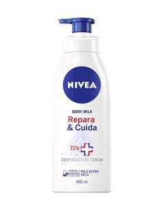 NIVEA Body Milk 400ml Repara & Cuida con Dosificador