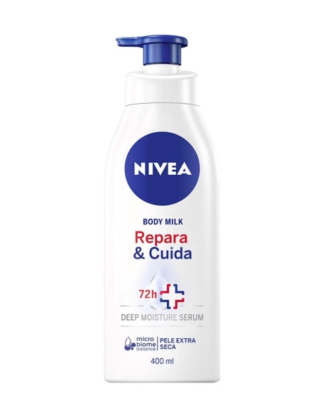 NIVEA Body Milk 400ml Repara & Cuida con Dosificador