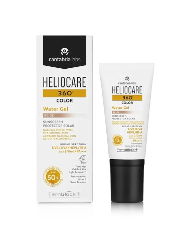 Heliocare 360° Solar Color Protector Aqua Gel SPF50+ Beige 50 ml