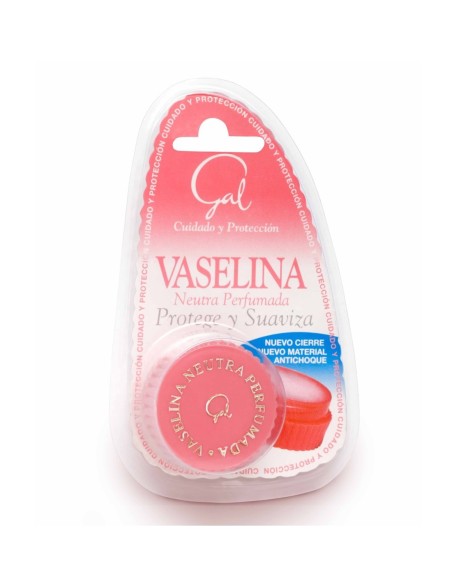 Vaselina Gal perfumada neutra en formato pequeño para hidratar y proteger la piel seca