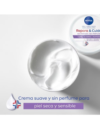 Nivea Repara & Cuida Glicerina + Pantenol Crema Corporal 400ml