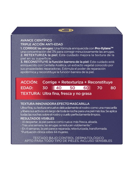 L'Oréal Revitalift Laser X3 Noche Anti-Edad Cicatrizante 50ml